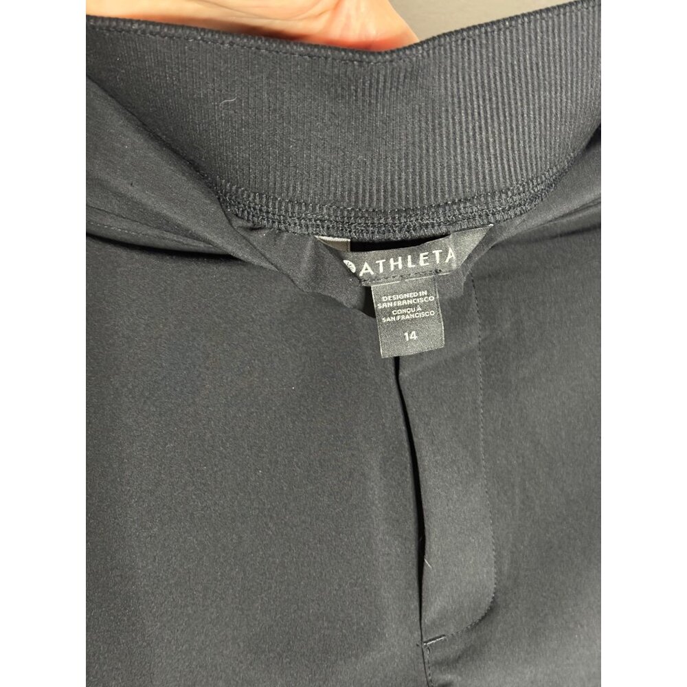 Athleta Brooklyn Mid Rise Ankle Pant Black-sz 14 - Picture 5 of 10